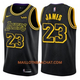 Maillot NBA Los Angeles Lakers LeBron James 23 Nike City Edition Swingman - Homme
